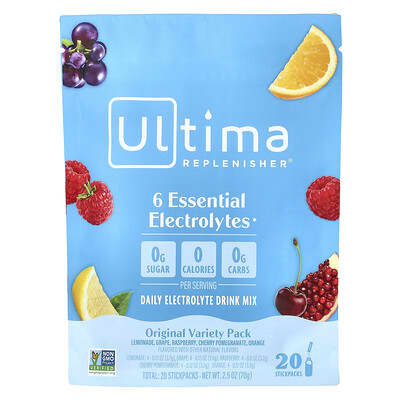 عبوة Ultima Replenisher Original Variety Pack بأكياس فردية