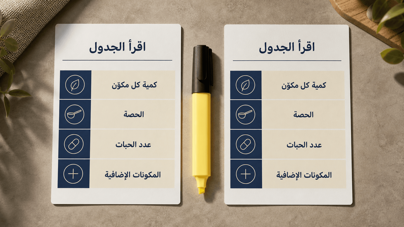جلوكوزامين في مقارنة الملصق المنفرد مع كوندرويتين وMSM