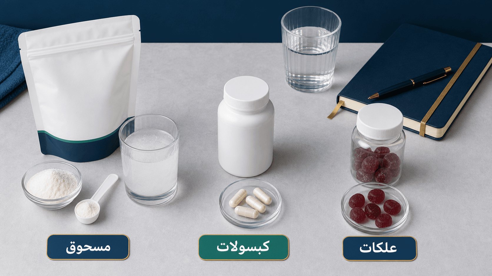 مكملات الشعر والبشرة والأظافر بين العلكات والكبسولات والمساحيق