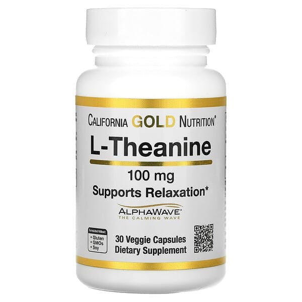 عبوة California Gold Nutrition إل ثيانين AlphaWave