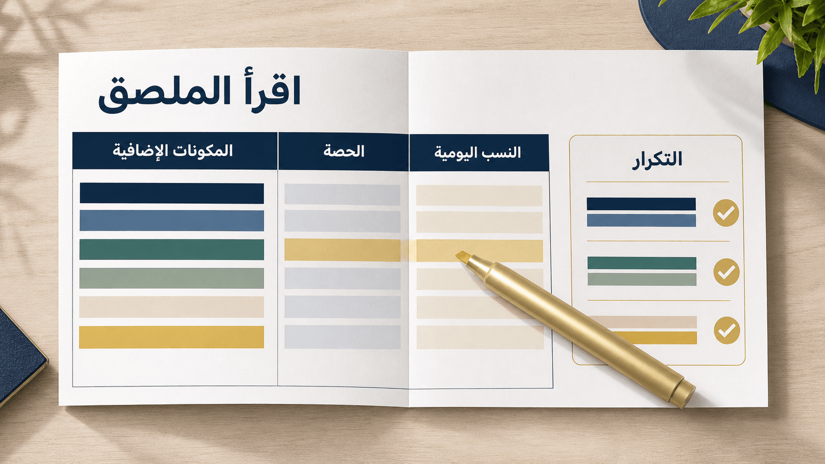المالتي فيتامين: مراجعة الحصة والنسب اليومية والعناصر المتكررة
