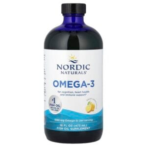 عبوة Nordic Naturals Omega-3 Lemon Liquid — 473 مل