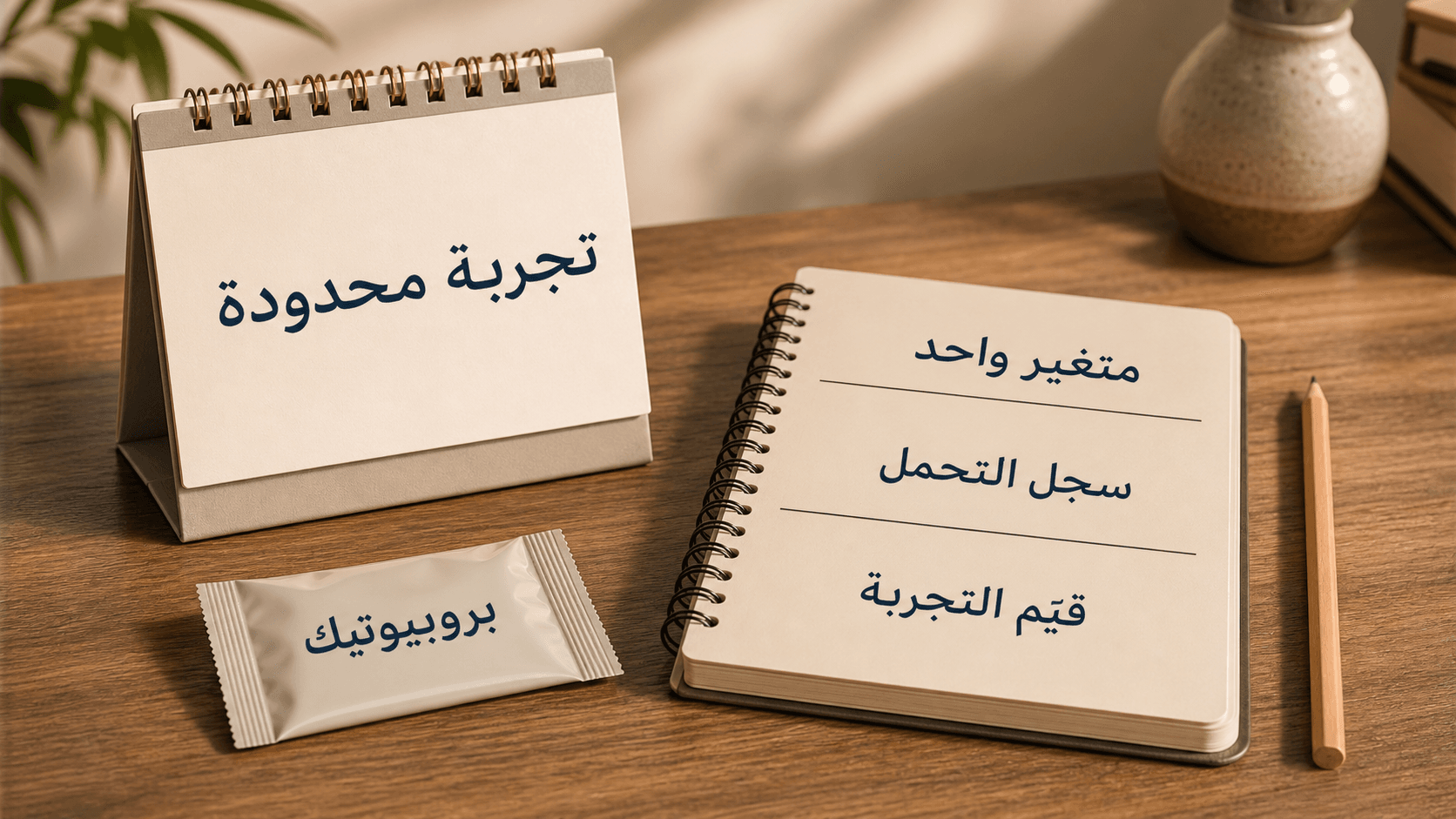 دليل البروبيوتيك لتجربة محدودة بهدف واضح ومتابعة التحمل