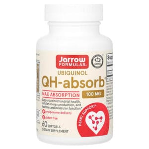 عبوة Jarrow Ubiquinol QH-Absorb