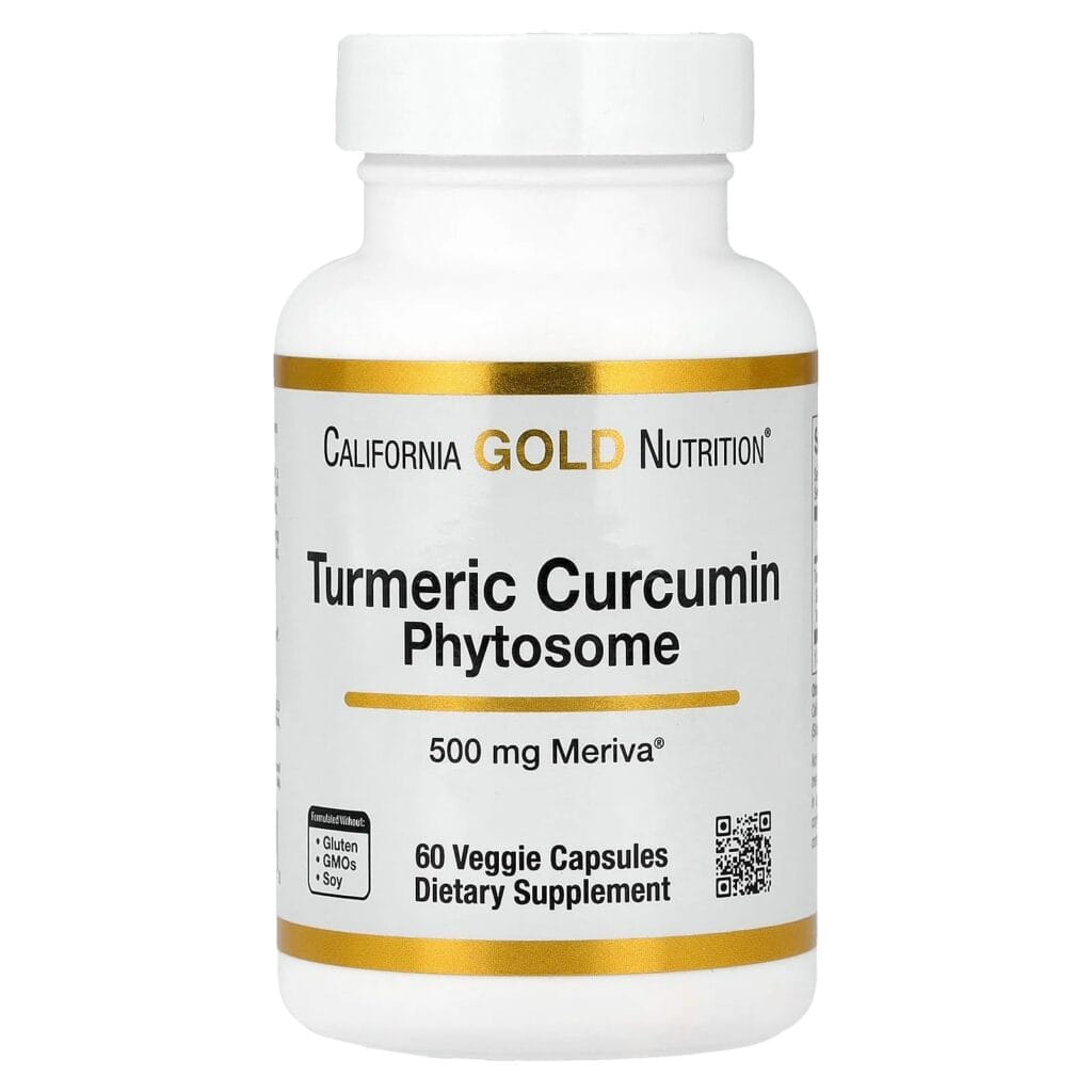 صورة عبوة California Gold Nutrition Turmeric Curcumin Phytosome Meriva 500 mg — 60 كبسولة نباتية
