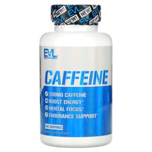 عبوة EVLution Nutrition Caffeine — 100 قرص
