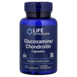 عبوة Life Extension Glucosamine Chondroitin — 90 كبسولة