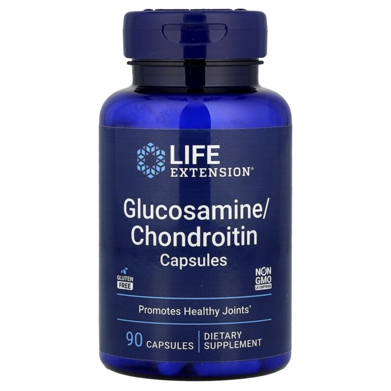 عبوة Life Extension Glucosamine Chondroitin، 90 كبسولة