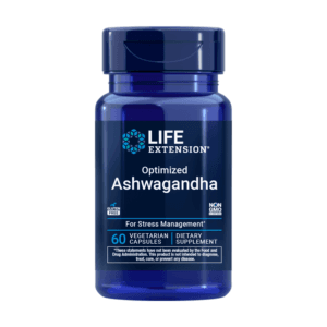 عبوة Life Extension Optimized Ashwagandha 125 ملغ