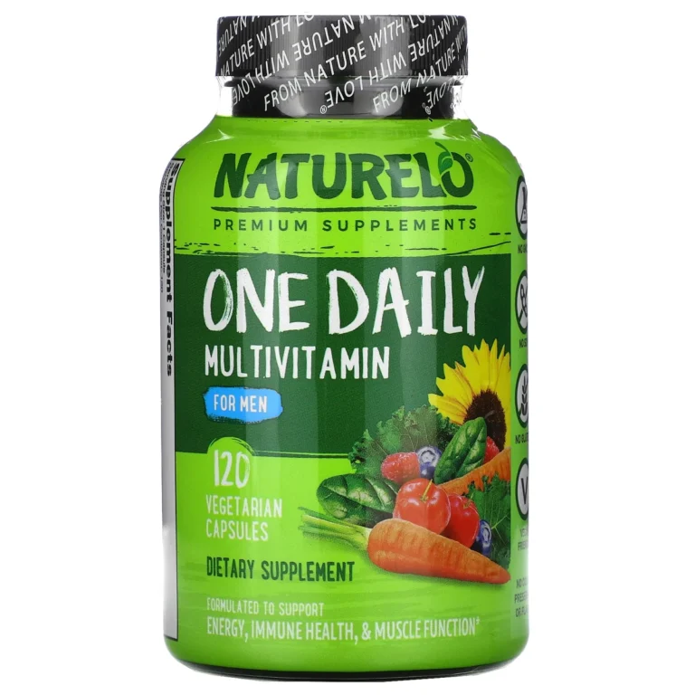 عبوة NATURELO One Daily مالتي فيتامين للرجال — 120 كبسولة نباتية